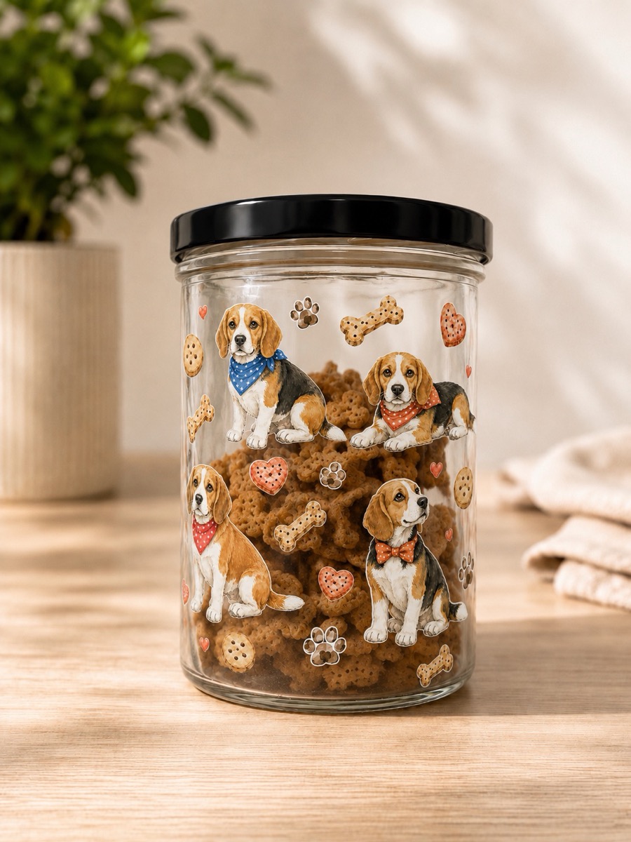 Leckerli-Glas im Design Beagle