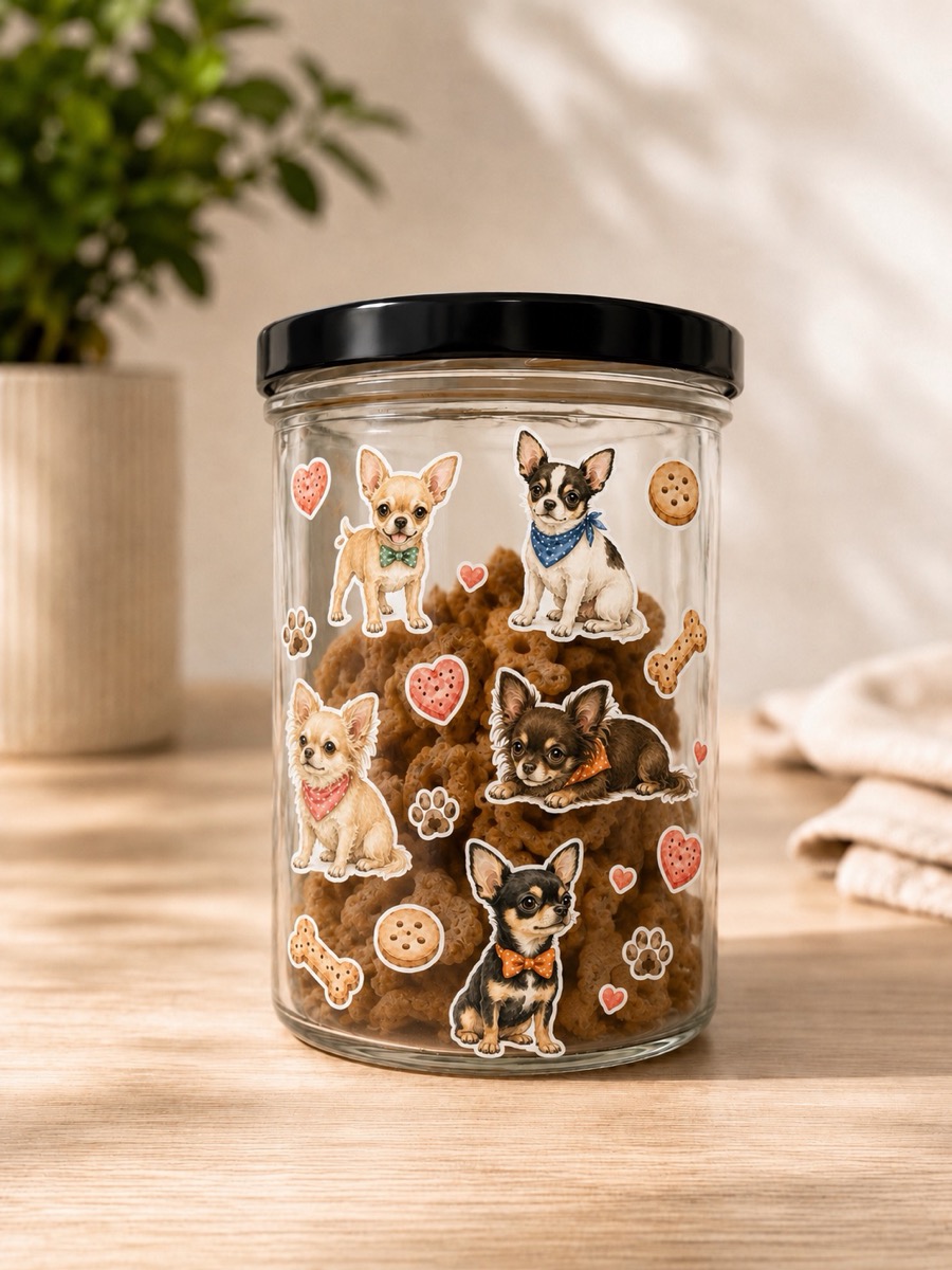 Leckerli-Glas im Design Chihuahua