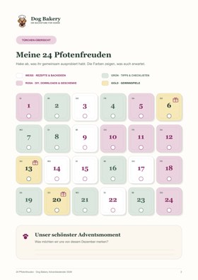 24 Türchen zum Abhaken